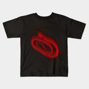 Snake skeleton / RED / Kids T-Shirt